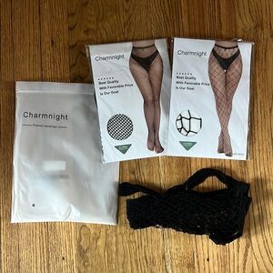 Charmnight Fishnet Stockings Set